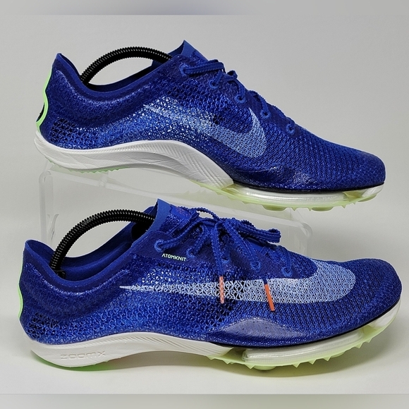 Nike Air Zoom Victory Racer Blue Track & Field Spikes Men Sz 11.5 CD4385-400 New - Picture 2 of 11